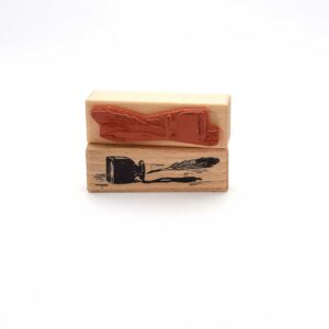 Motivstempel "Tintenfass und Schreibfeder"
