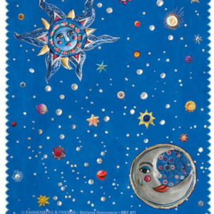 Brillenputztuch - Sonne, Mond und Sterne