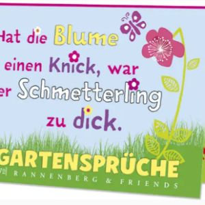 Postkartenbuch - Gartensprüche