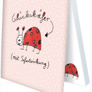 Klebezettel - Glückskäfer