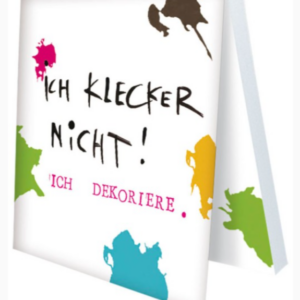Klebezettel - Ich klecker nicht