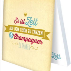 Klebezettel - Champagner