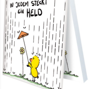 Klebezettel - In jedem steckt ein Held
