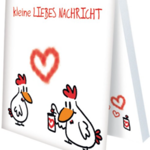 Klebezettel - Liebesnachricht