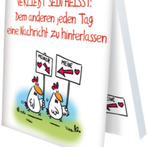 Klebezettel - Verliebt...Nachricht