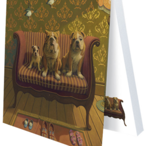 Klebezettel - Doggs Bunte Hunde Creature Comforts