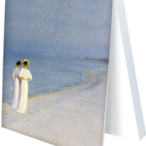 Klebezettel - Sommerabend am Strand, Peder Severin Krøyer